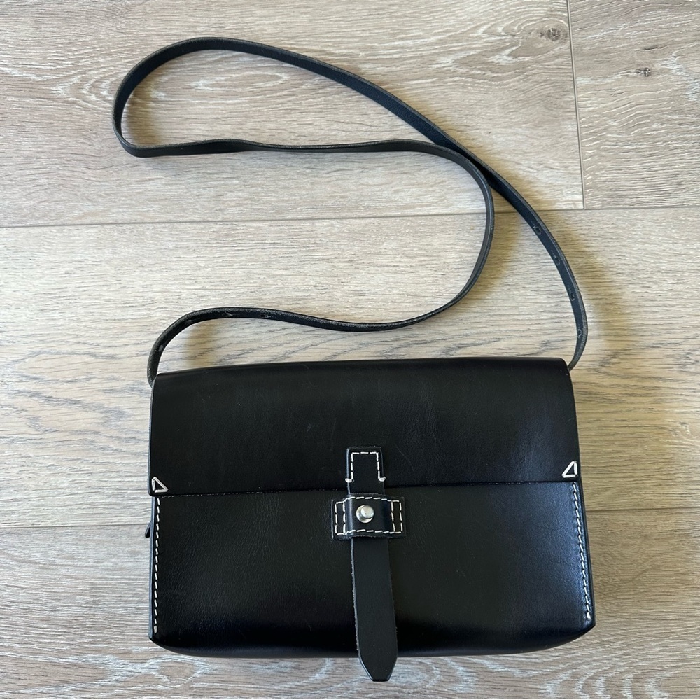 NWOT Madewell Dover Bag Black Leather